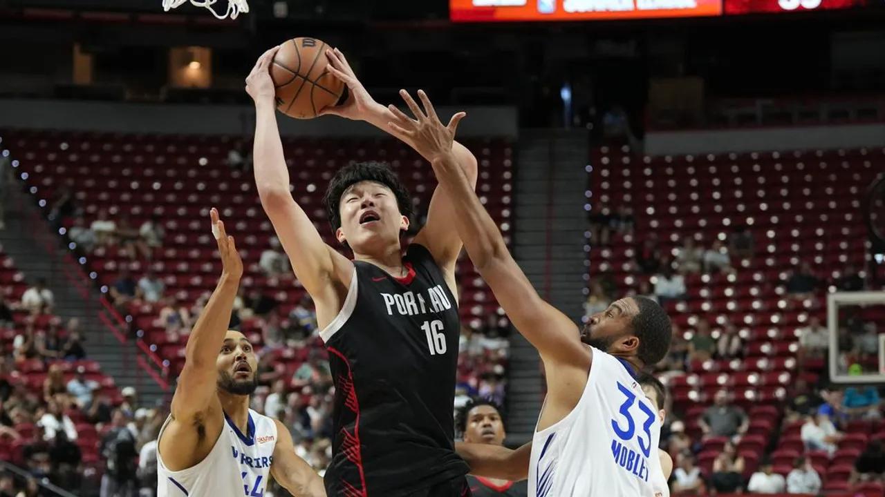Yang Hansen Shines In Trail Blazers' Summer League Win Over Warriors Image