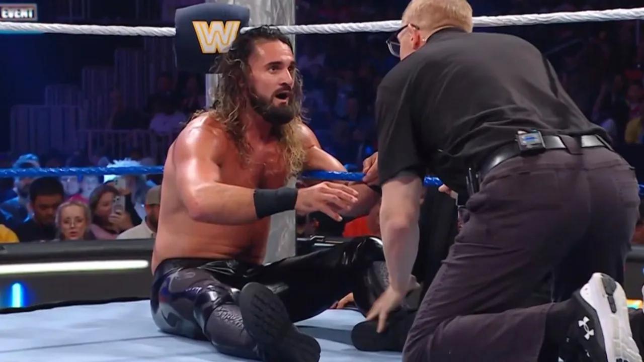 Seth Rollins Suffers Knee Injury At Wwe Saturday Night's Main Event Image