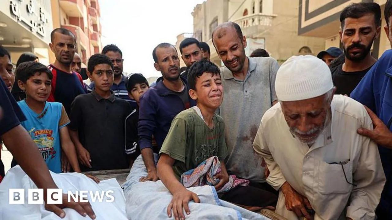 Israeli Strike In Gaza Kills Children Fetching Water Image