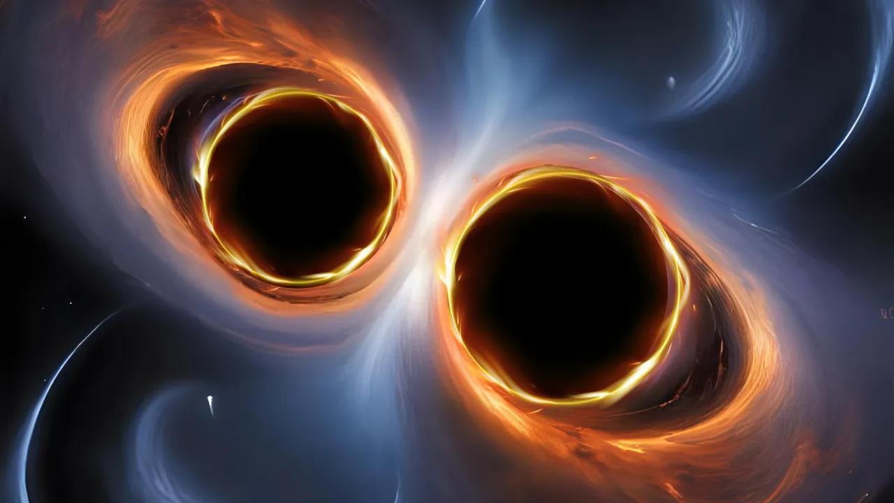 Historic Black Hole Merger Challenges Current Models Image