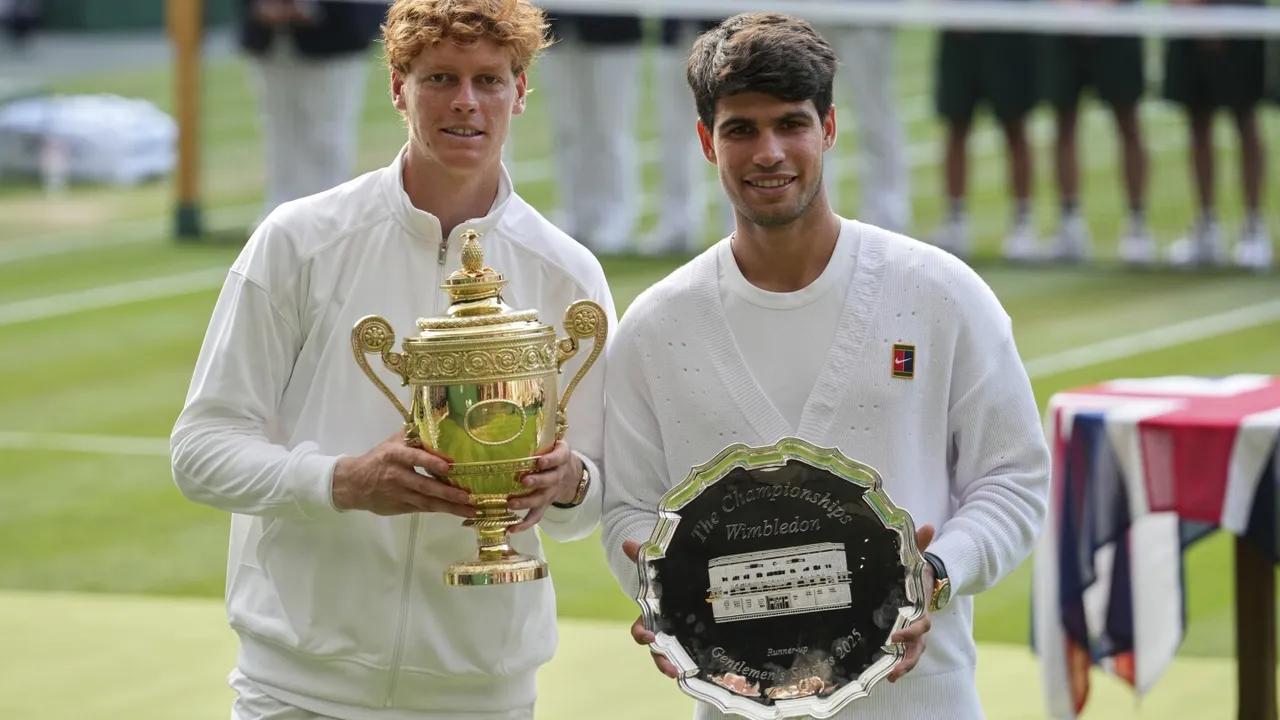 Sinner Triumphs Over Alcaraz To Claim Wimbledon Victory Image