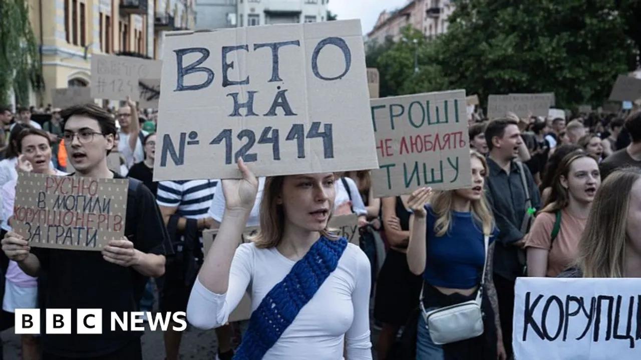 Ukraine Faces Backlash As Zelensky Limits Anti-corruption Agencies Image