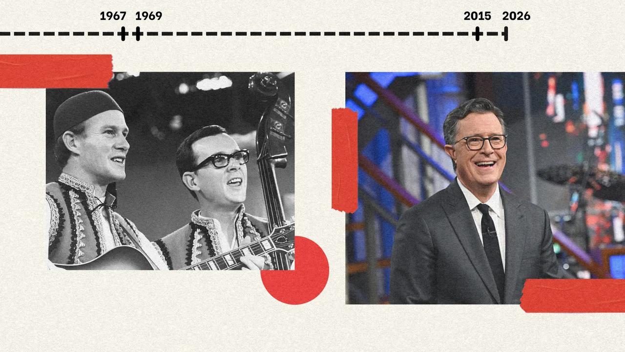 Cbs's History Of Cancelling Satirical Shows: Colbert And The Smothers Brothers Image