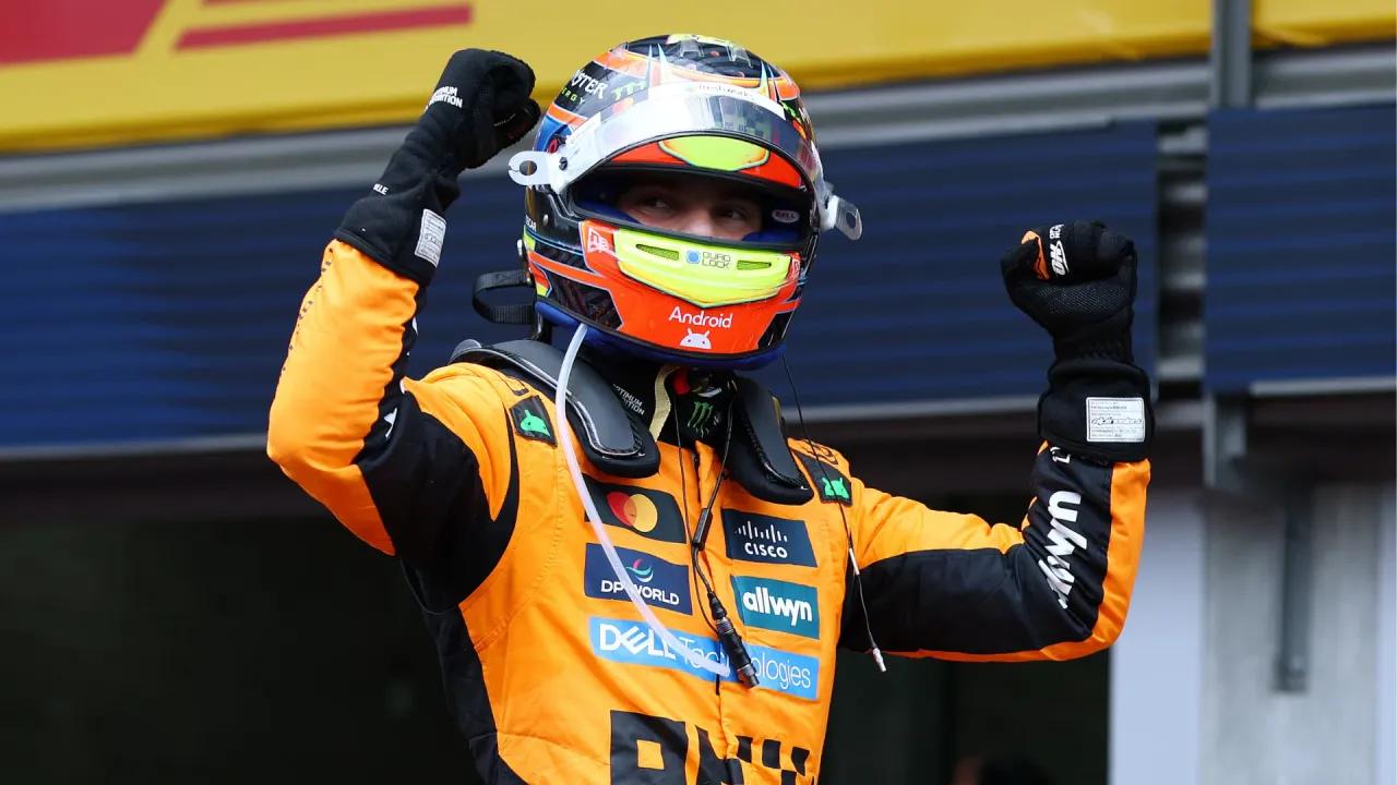 Oscar Piastri Triumphs In Wet-dry Belgian Gp At Spa Image