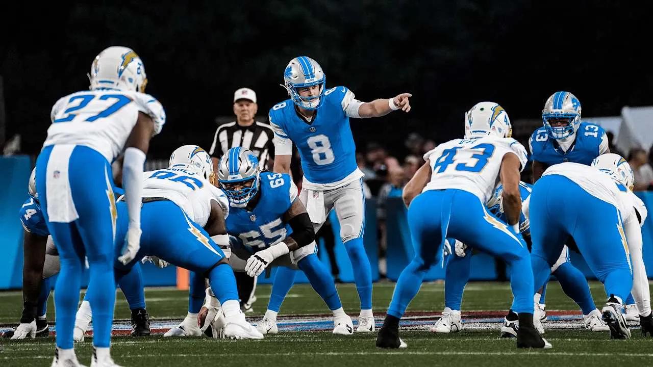 Lions Fall To Chargers In Hall Of Fame Game Opener Image