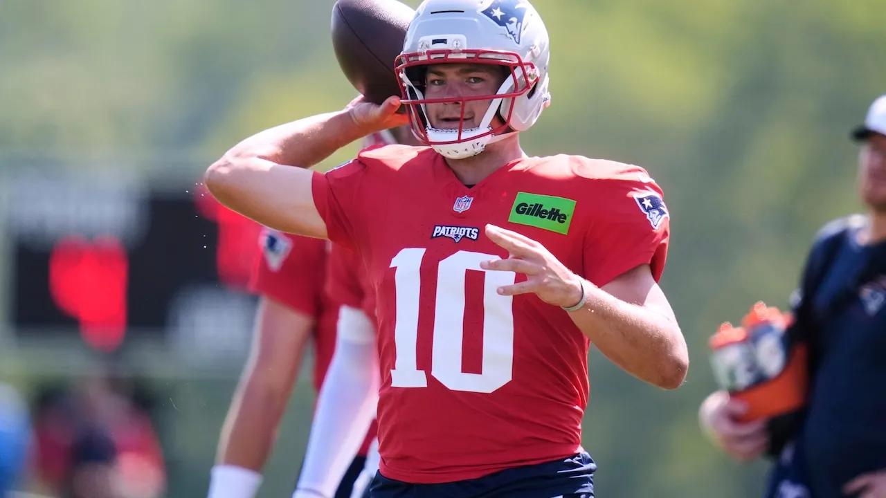 Drake Maye Faces Challenges During Patriots Scrimmage Image