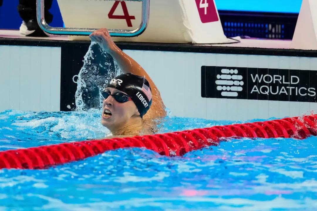 Katie Ledecky Triumphs In 800m, Defeats Summer Mcintosh Image