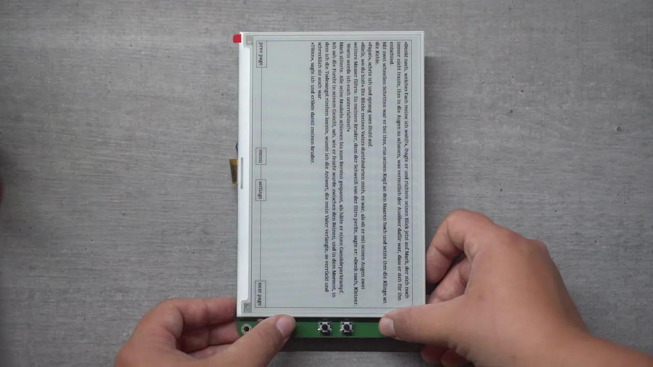 Innovative Open-source E-reader Built On Zephyr Rtos Image
