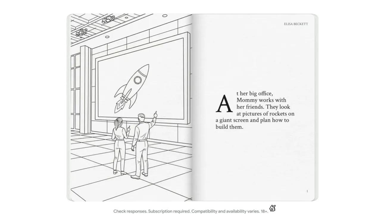 Gemini App Introduces Personalized Storybook Creation Image