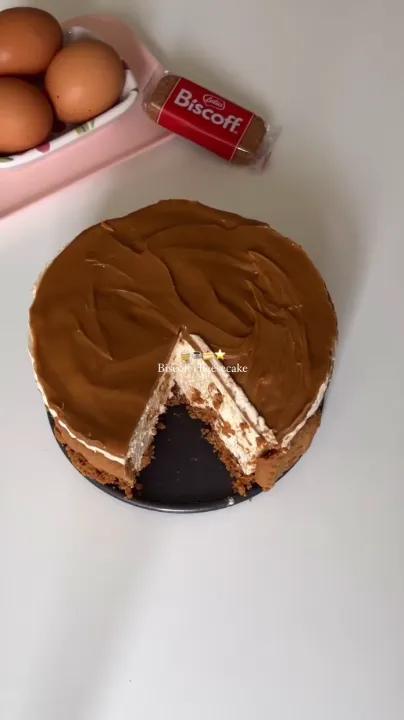 No Bake Biscoff Cheesecake Recipe Image