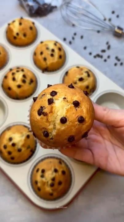 Chocolate Chip Muffins Recipe Image