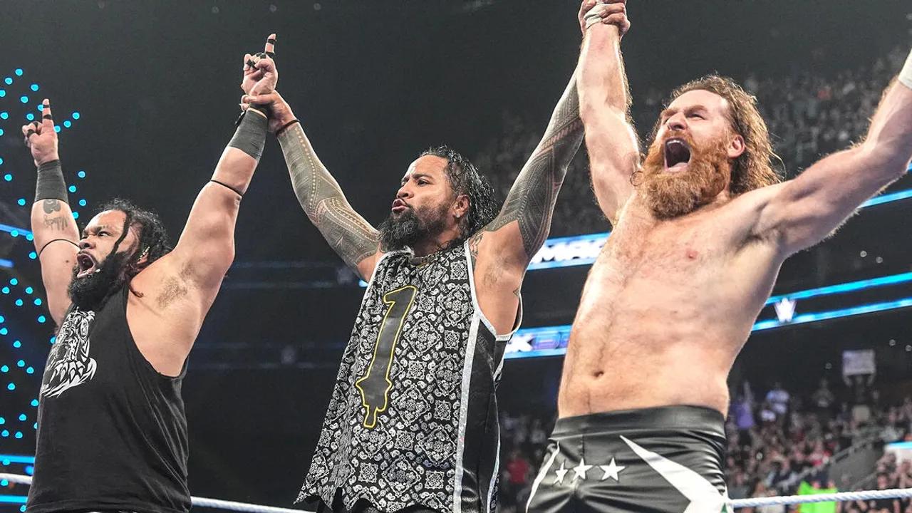 Sami Zayn Joins SmackDown and Triumphs in Six-Man Tag Team Match Image