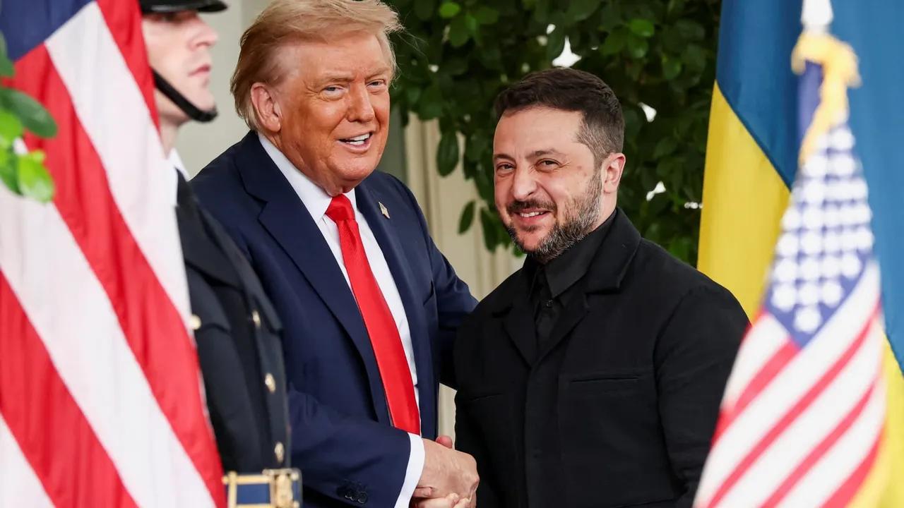 Trump and Zelenskyy Discuss Security Guarantees Amid Ukraine Talks Image