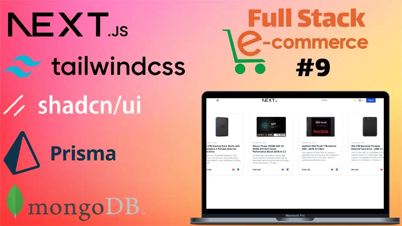 Next Js Tutorial #9 - Ecommerce App - Cart Page Image