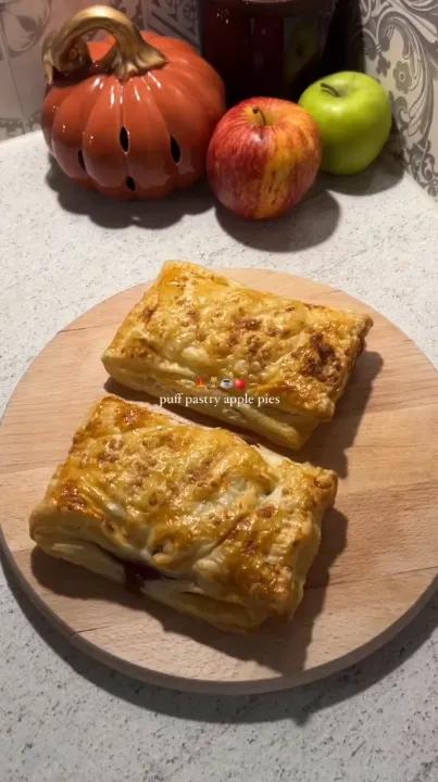 Puff Pastry Apple Pies Recipe Image